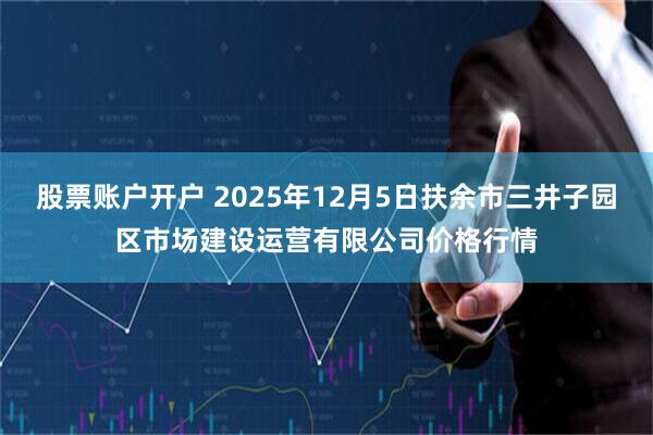 股票账户开户 2025年12月5日扶余市三井子园区市场建设运营有限公司价格行情