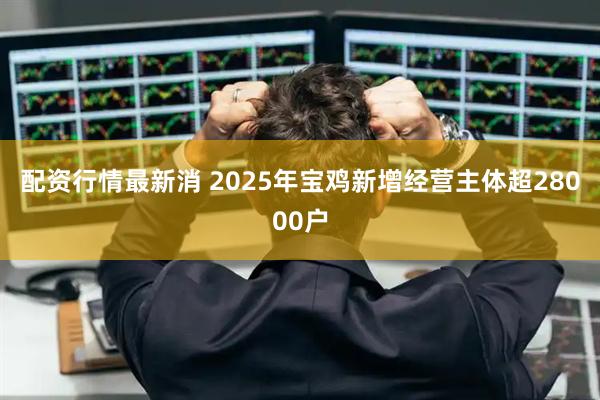 配资行情最新消 2025年宝鸡新增经营主体超28000户